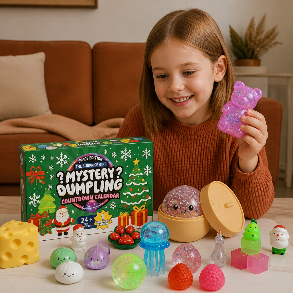 Christmas Squishy Advent Calendar for Kids