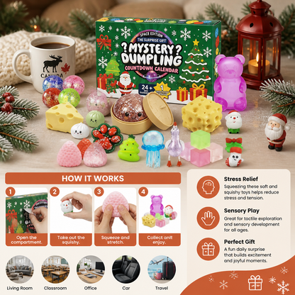 Christmas Squishy Advent Calendar for Kids