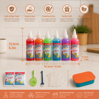 DIY Water Jelly Kit with Gels & Molds