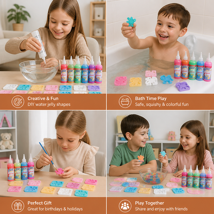 DIY Water Jelly Kit with Gels & Molds