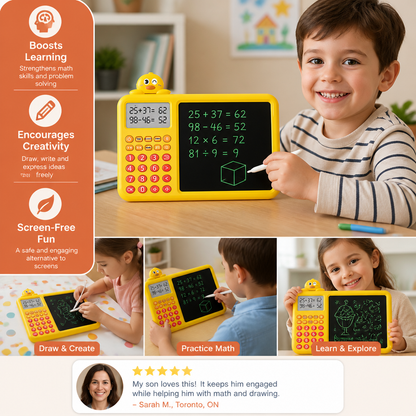 Interactive Math Drawing & Erase Learning Set for Kids