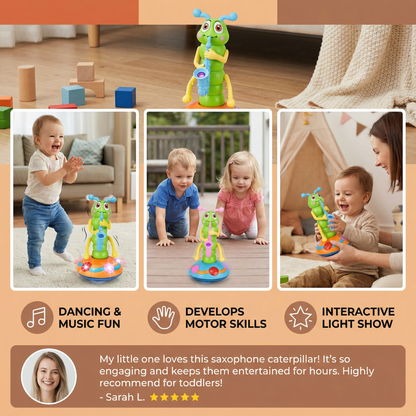 Dancing Saxophone Caterpillar Children's Toy