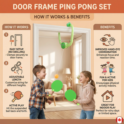 Door Frame Ping Pong Set