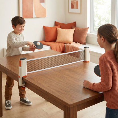 Adjustable Table Tennis Set – Fits Any Table!