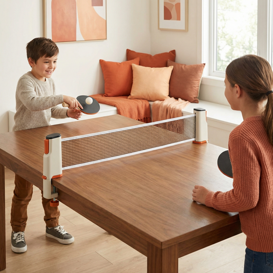 Adjustable Table Tennis Set – Fits Any Table!