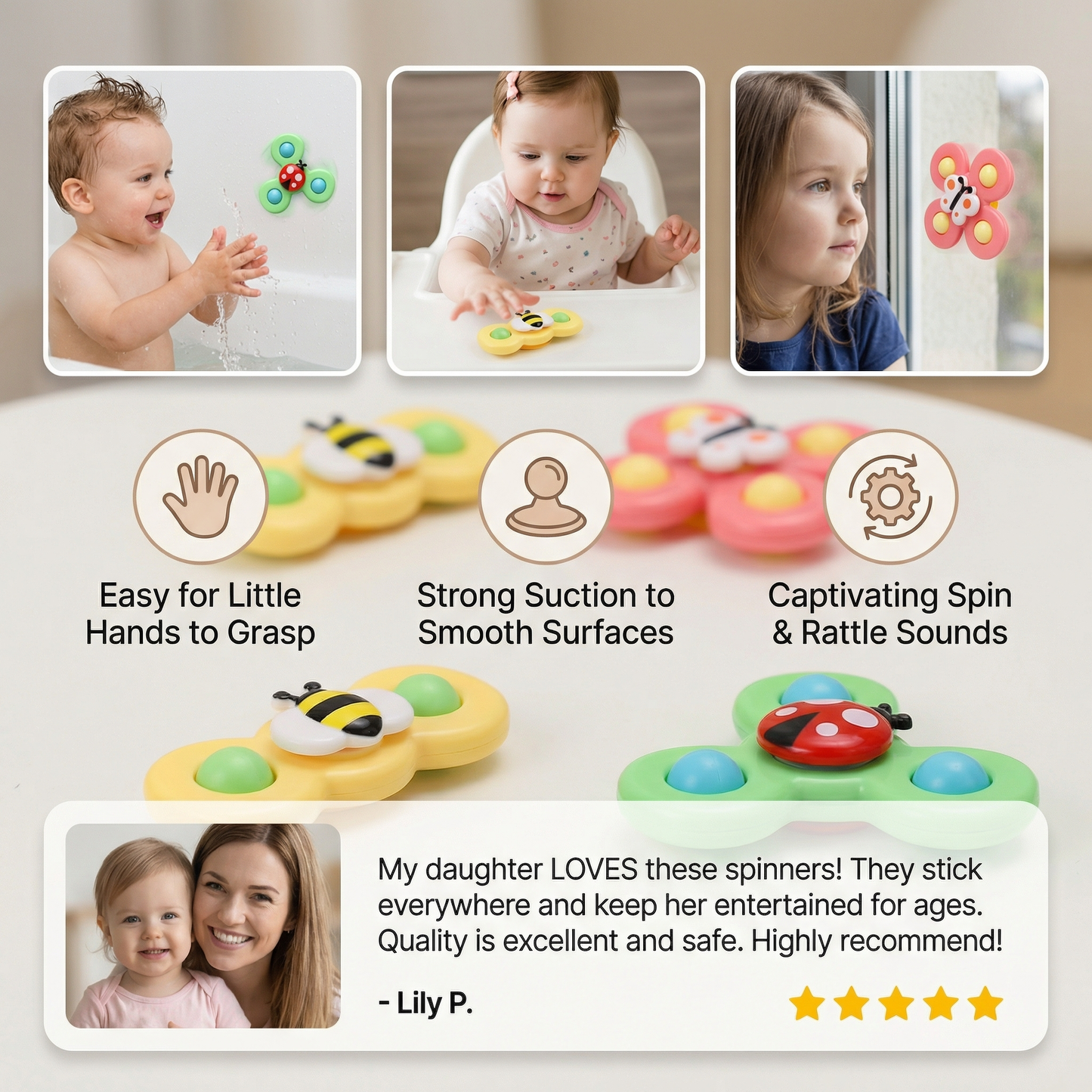 Funny Children's Carousel Toy 3-Piece Set