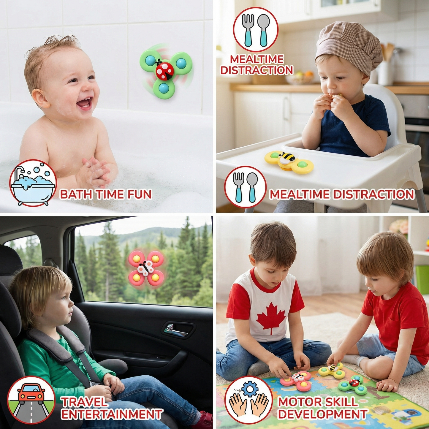 Funny Children's Carousel Toy 3-Piece Set