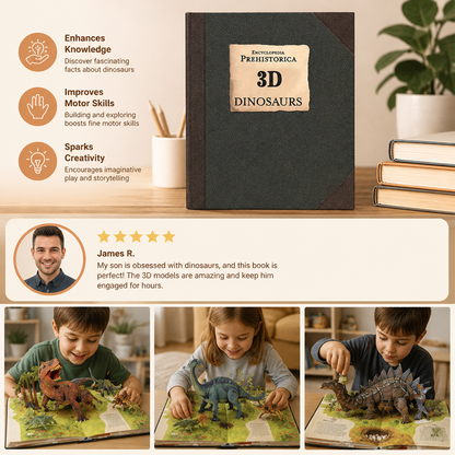 Interactive 3D Pop-Up Dinosaur Encyclopedia