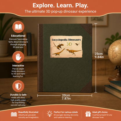 Interactive 3D Pop-Up Dinosaur Encyclopedia