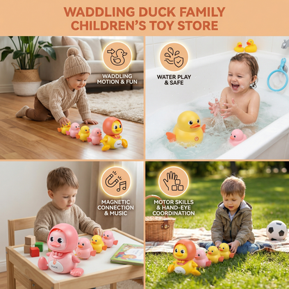 Waddling Duck Family Children's Toy