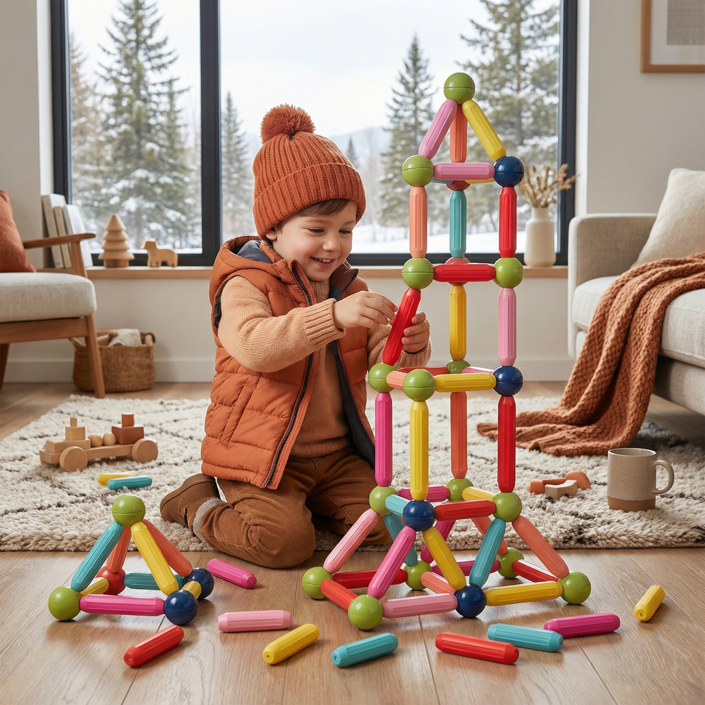Magnetic Building Blocks