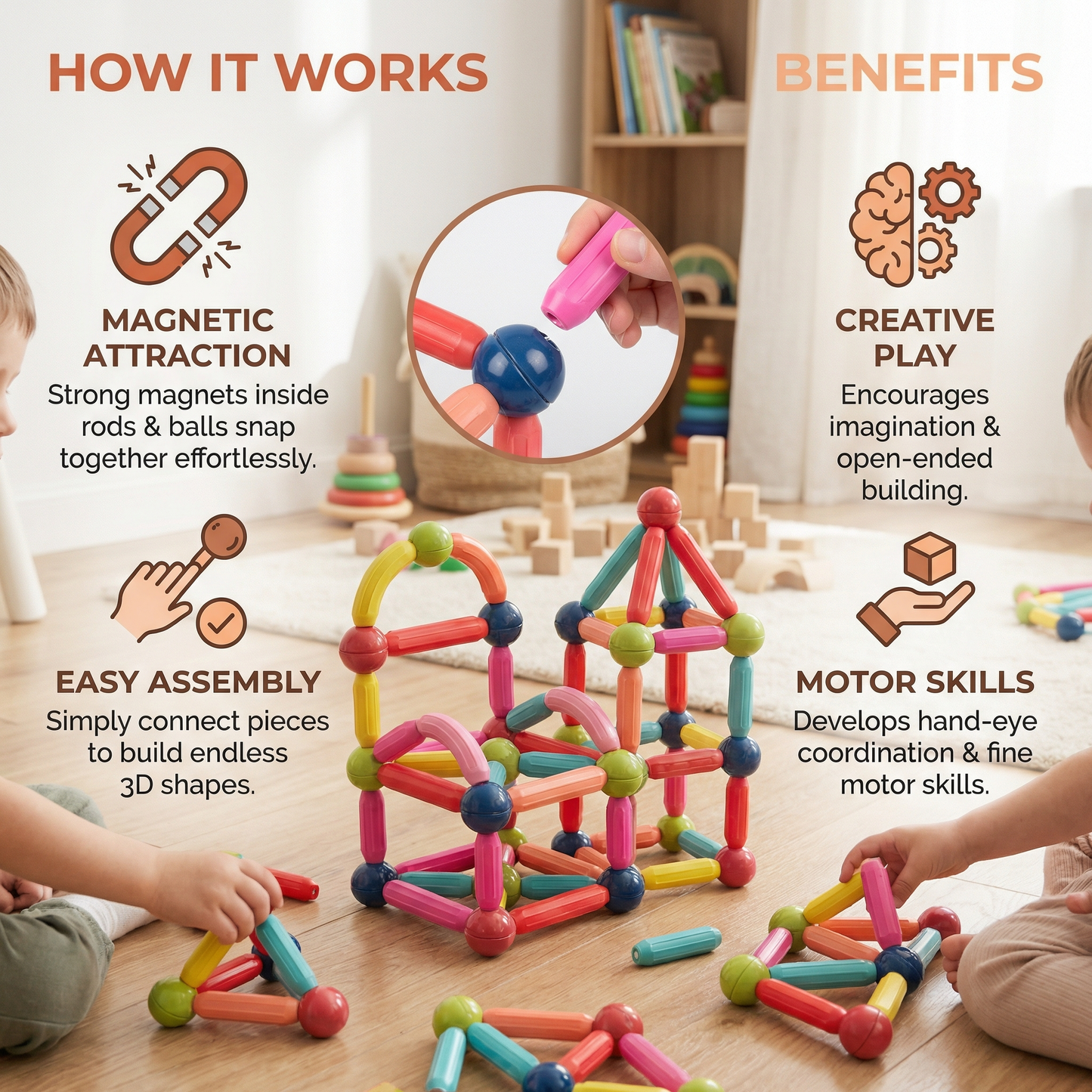 Magnetic Building Blocks