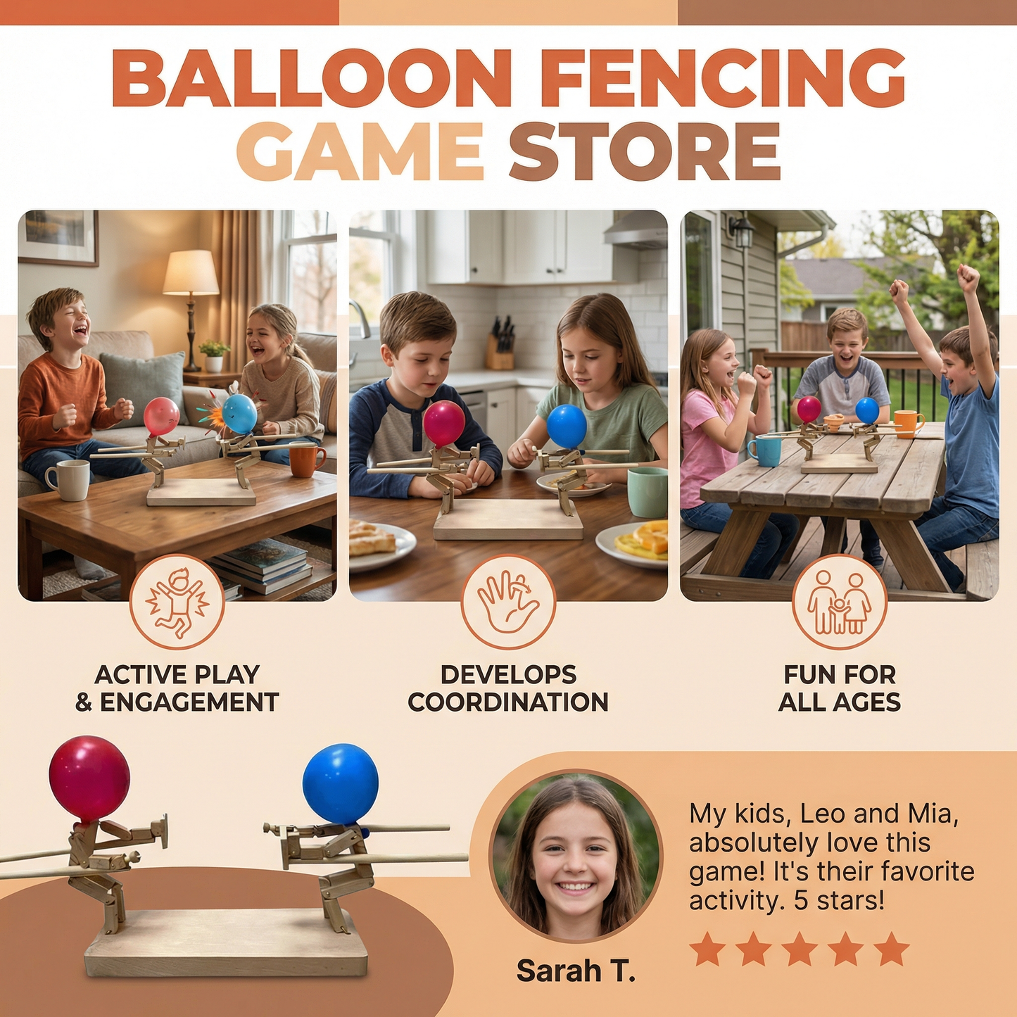 Balloon Fencing Game