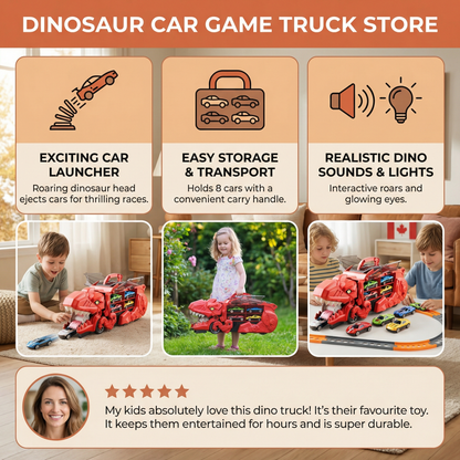 Dinosaur Car Game Truck
