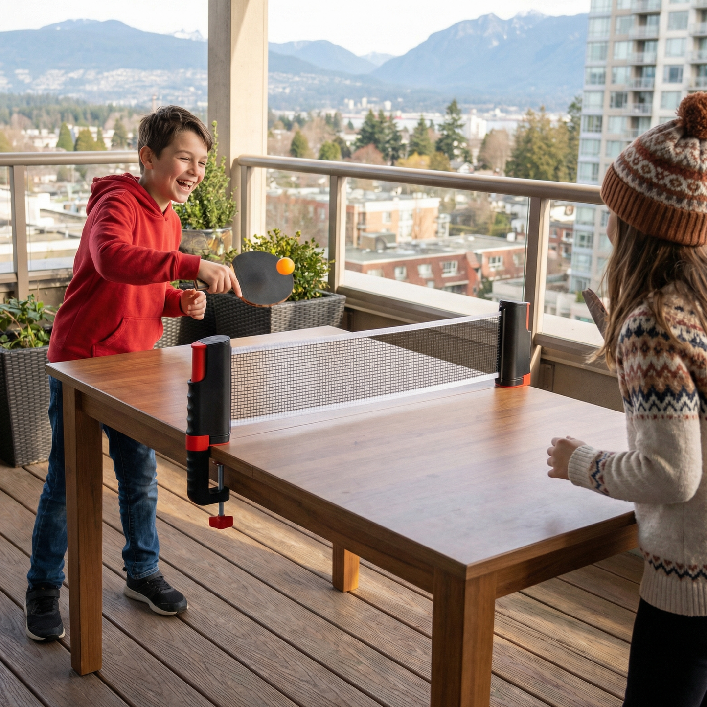 Adjustable Table Tennis Set – Fits Any Table!
