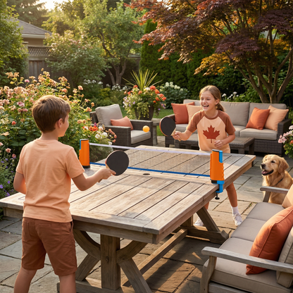 Adjustable Table Tennis Set – Fits Any Table!