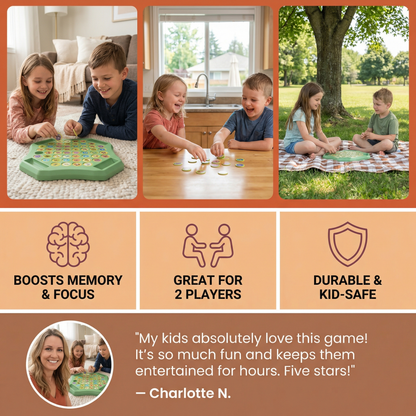 Animal Coin Memory Game Board