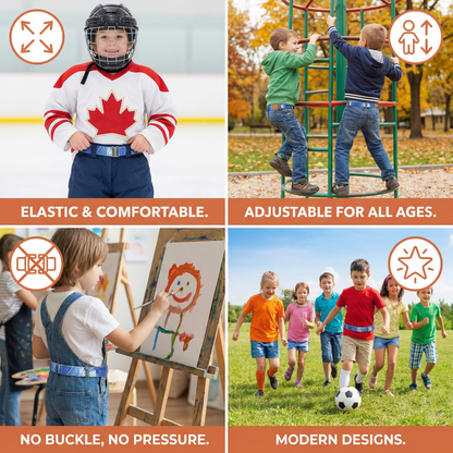 Comfortable Elastic Kids Belt – Fits All Ages