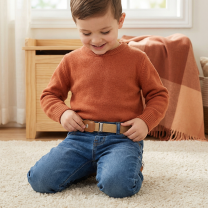 Comfortable Elastic Kids Belt – Fits All Ages