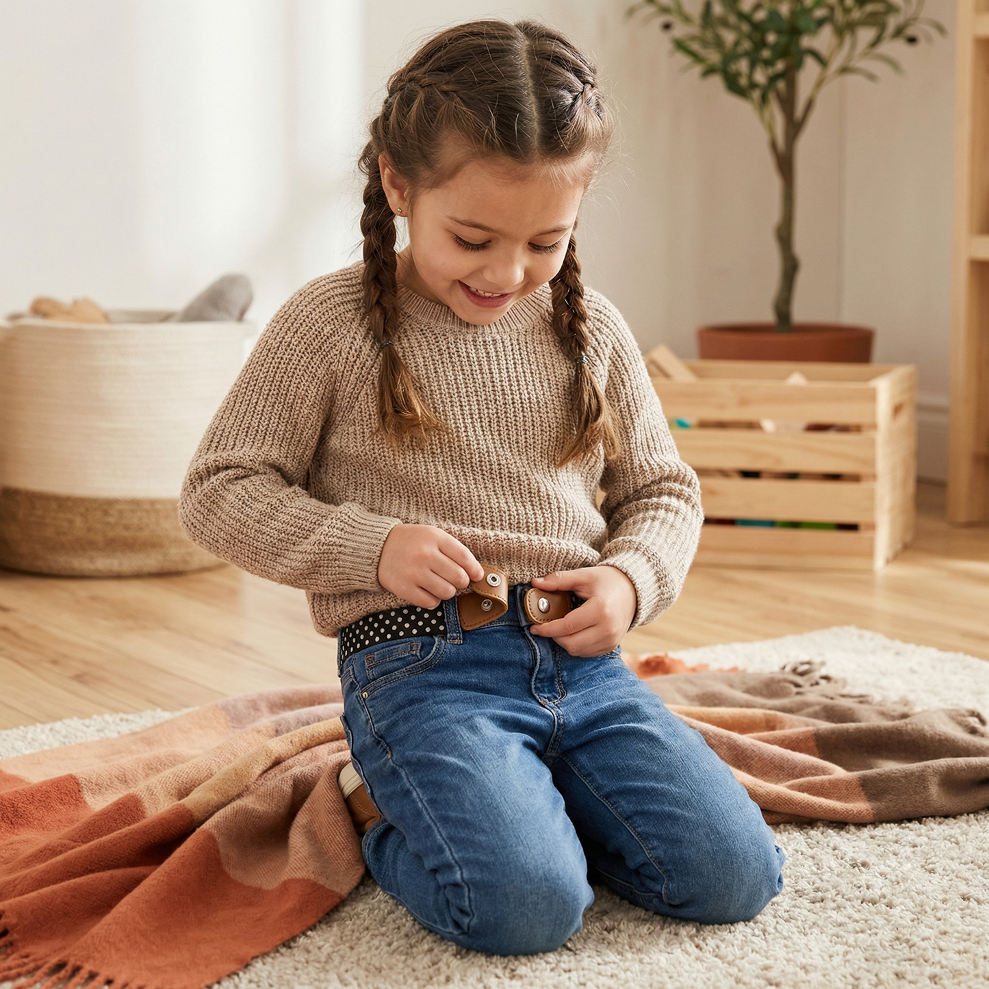 Comfortable Elastic Kids Belt – Fits All Ages