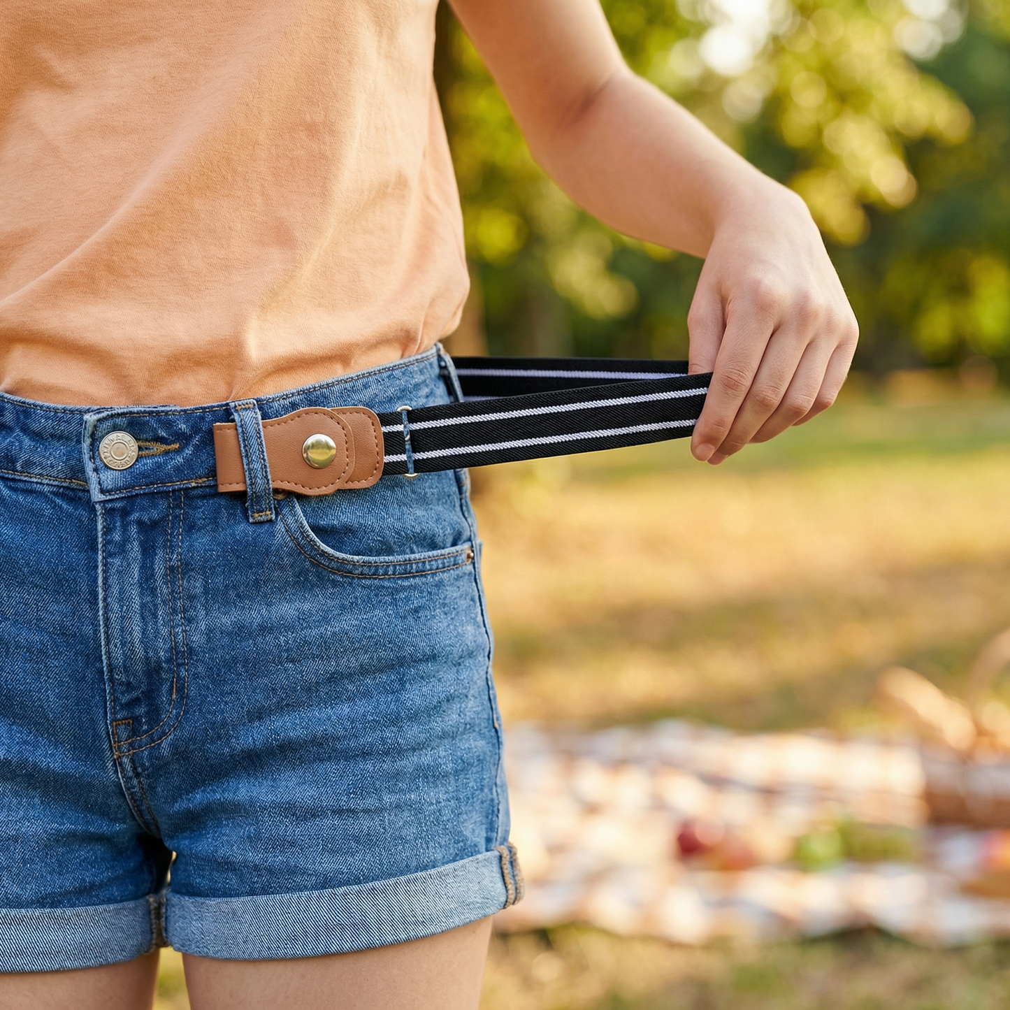 Comfortable Elastic Kids Belt – Fits All Ages