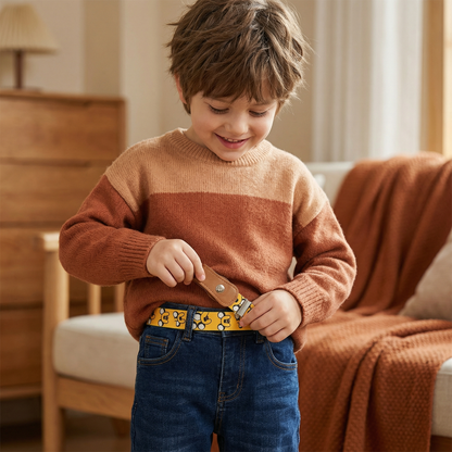 Comfortable Elastic Kids Belt – Fits All Ages
