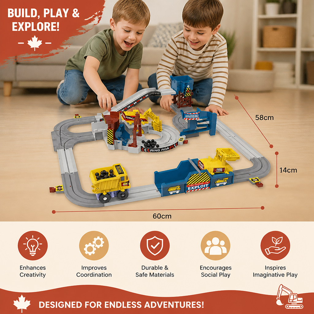 Interactive Electric Quarry Adventure Train Set