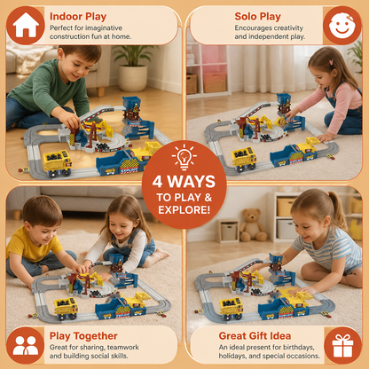 Interactive Electric Quarry Adventure Train Set
