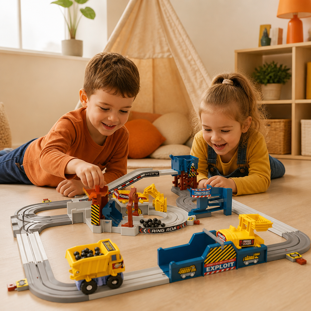 Interactive Electric Quarry Adventure Train Set