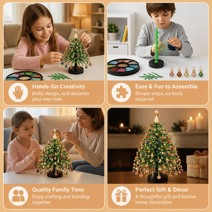 DIY Crystal Beaded Christmas Tree Craft Kit