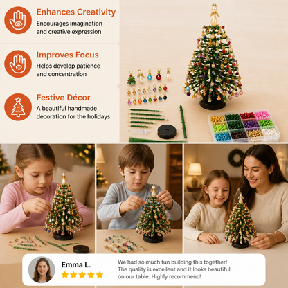DIY Crystal Beaded Christmas Tree Craft Kit