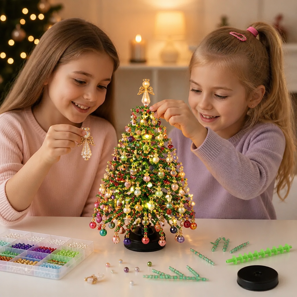 DIY Crystal Beaded Christmas Tree Craft Kit
