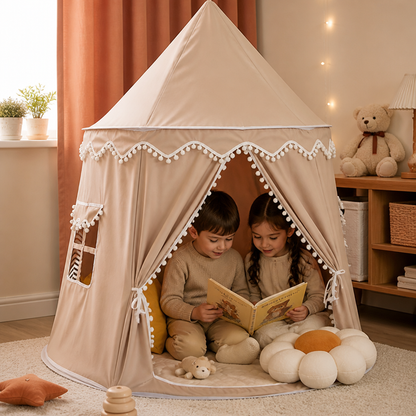 Cozy Kids Play Tent – A Charming Hideaway for Reading & Play