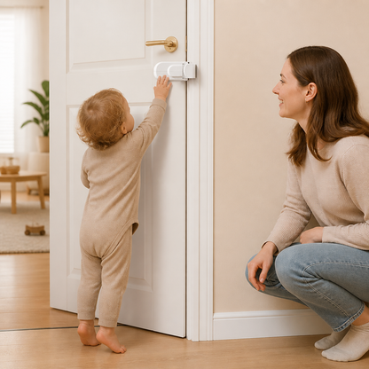 No-Drill Child Safety Door Lock