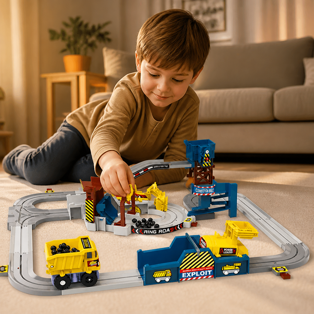 Interactive Electric Quarry Adventure Train Set