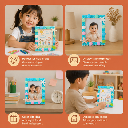 DIY Building Blocks Photo Frame Craft Kit