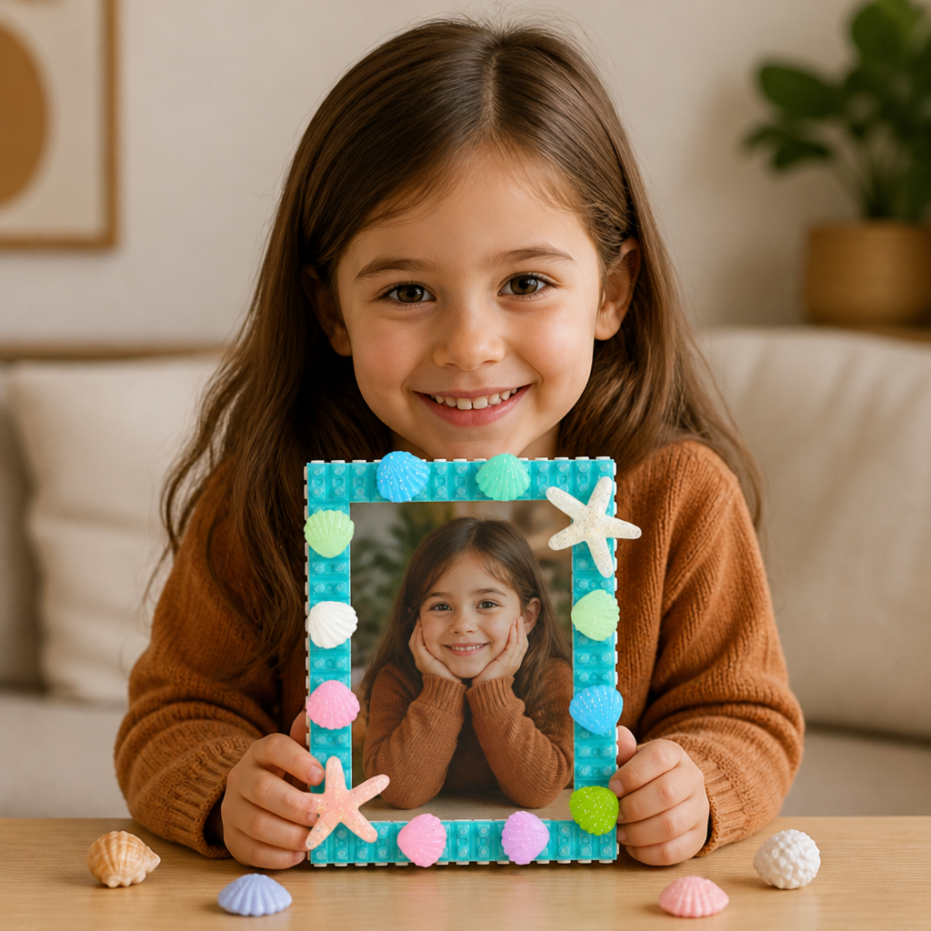 DIY Building Blocks Photo Frame Craft Kit