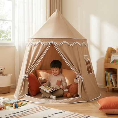 Cozy Kids Play Tent – A Charming Hideaway for Reading & Play