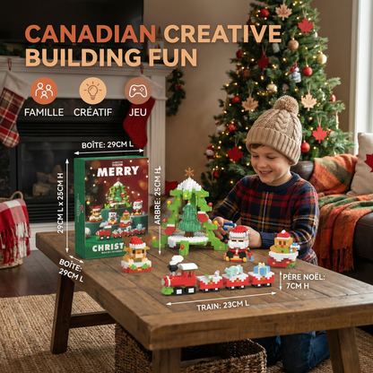 Creative Building Block Christmas Figures - Fun for the Whole Family