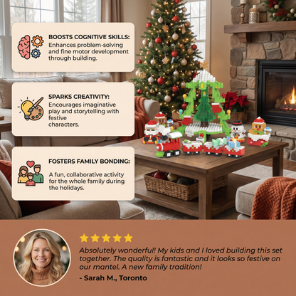 Creative Building Block Christmas Figures - Fun for the Whole Family