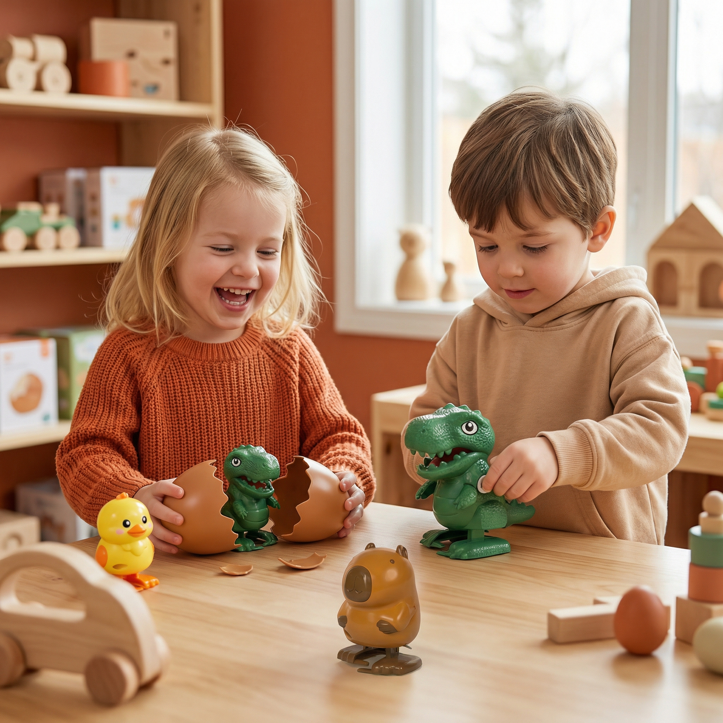 Surprise Egg Hatching Animal Children's Toy