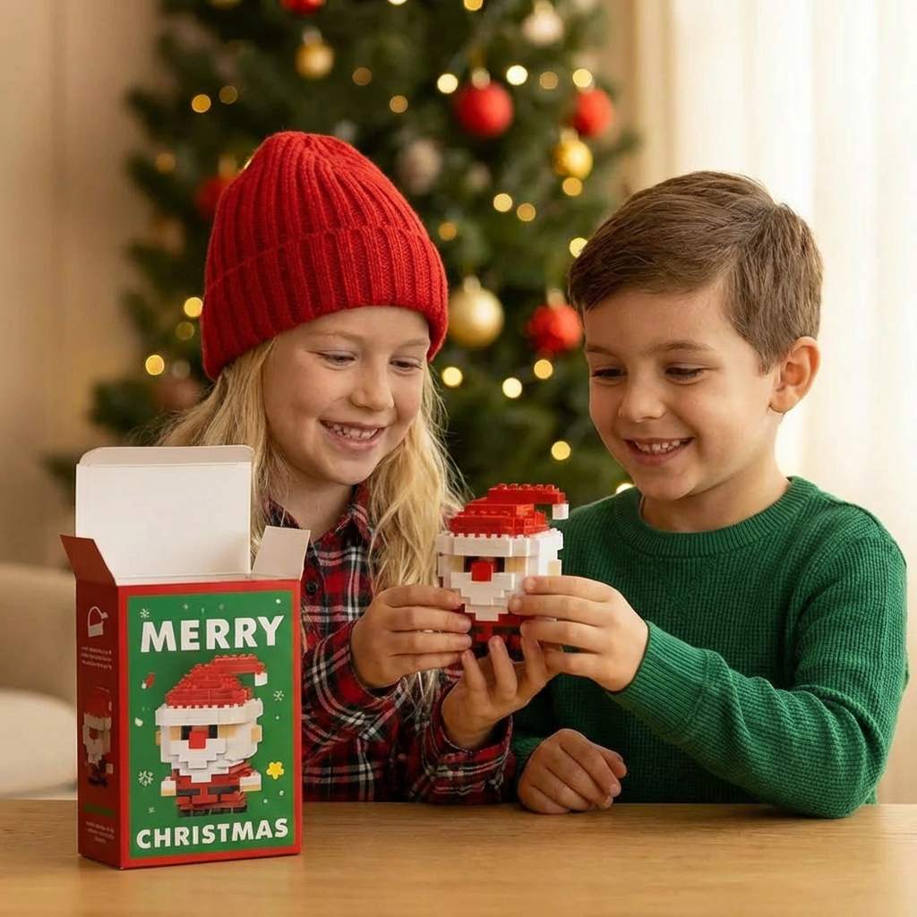 Creative Building Block Christmas Figures - Fun for the Whole Family