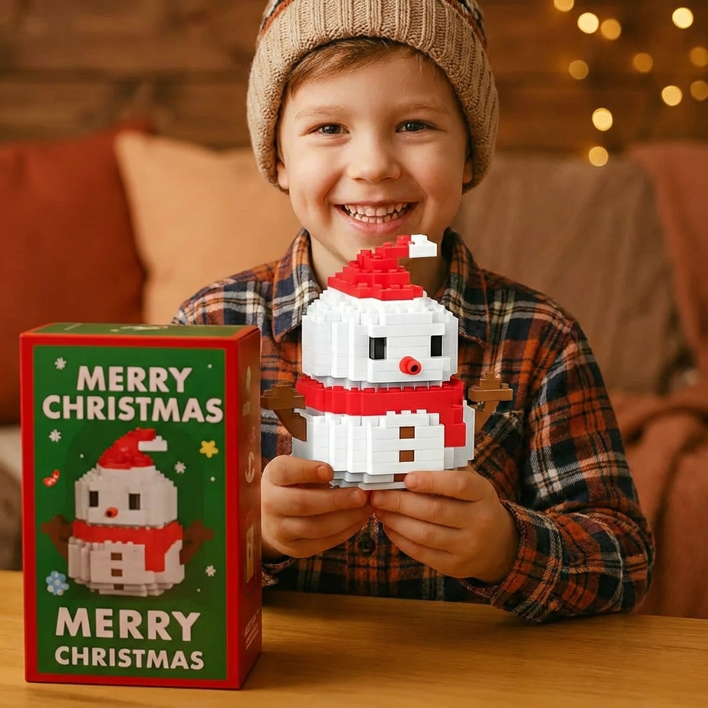 Creative Building Block Christmas Figures - Fun for the Whole Family