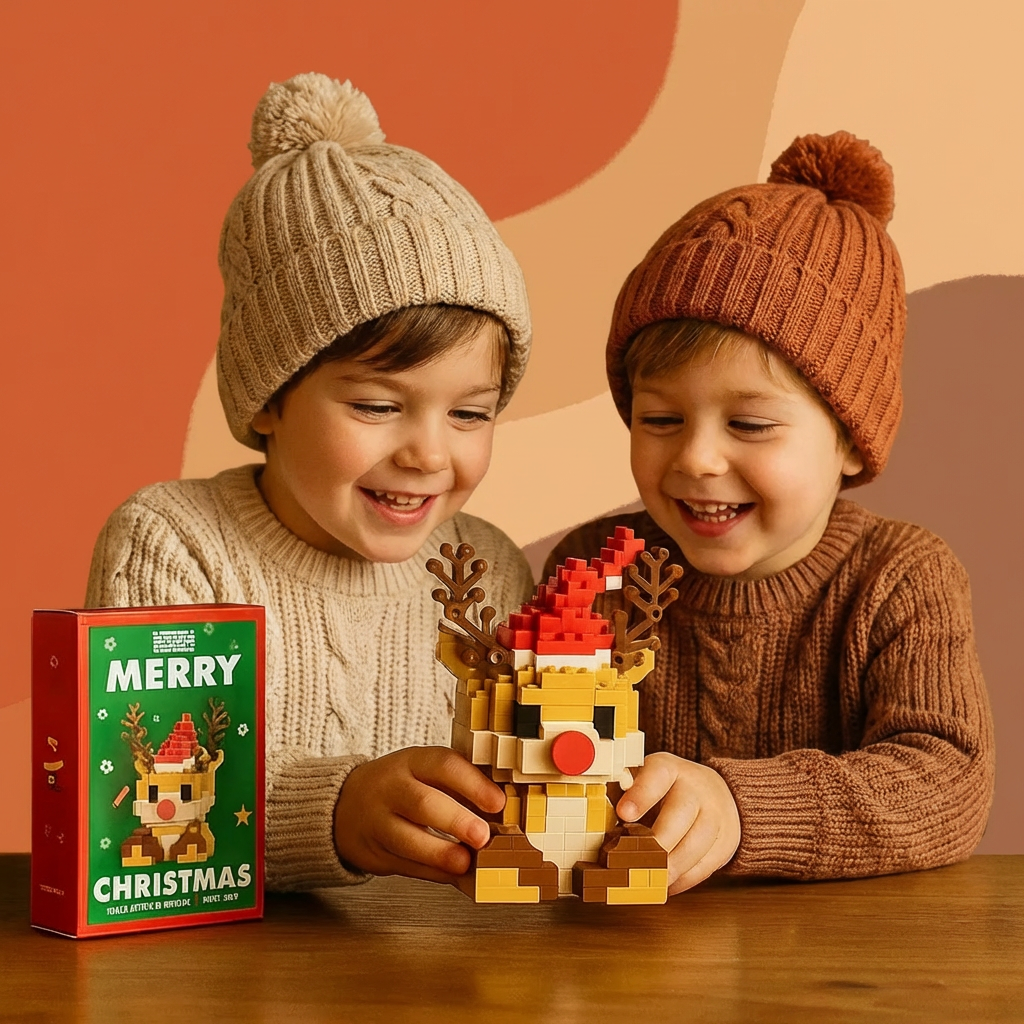 Creative Building Block Christmas Figures - Fun for the Whole Family