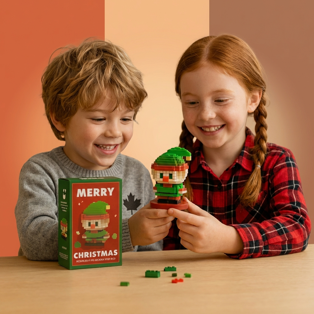 Creative Building Block Christmas Figures - Fun for the Whole Family
