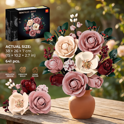 Flower Building Block Bouquet Set