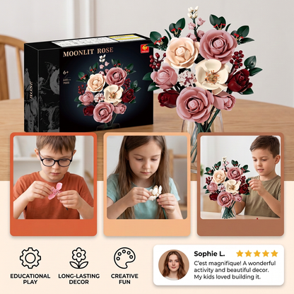 Flower Building Block Bouquet Set