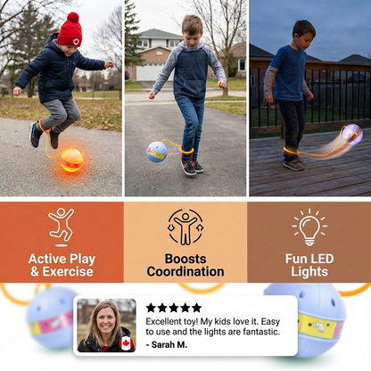 LED Ankle Skip Ball – Interactive Jumping Toy for Kids