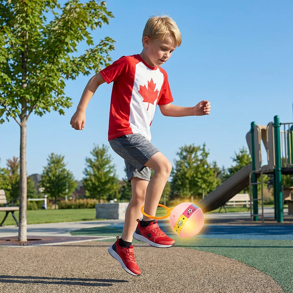 LED Ankle Skip Ball – Interactive Jumping Toy for Kids