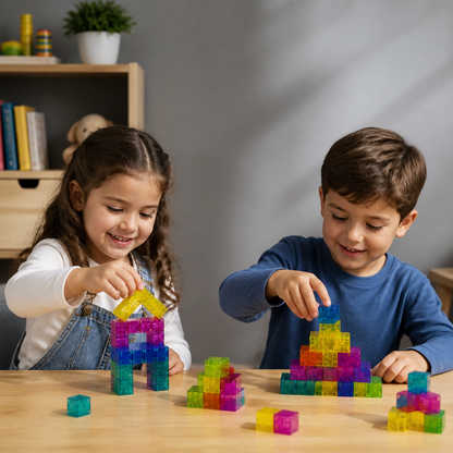 Montessori Cube Building Block Set for Kids